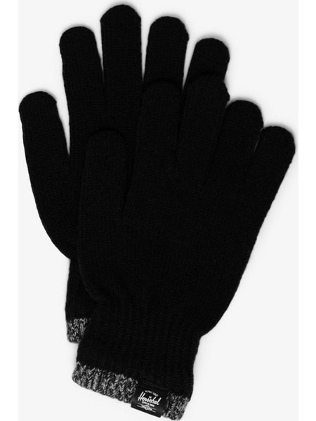 HERSCHEL Men Elmer Gloves Stripe - BLACK - 50216-00001