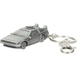 Back to the Future Delorean 3D metal keychain