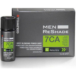 Goldwell Men Reshade Power Shot 7CA Blond Ανδρική Μόνιμη Βαφή Μαλλιών Χωρίς Αμμωνία 4x20ml