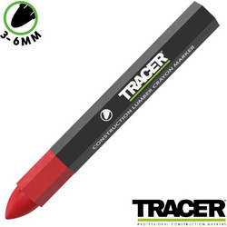 Tracer ACM2 Crayon παστέλ σήμανσης κόκκινο 12τεμ