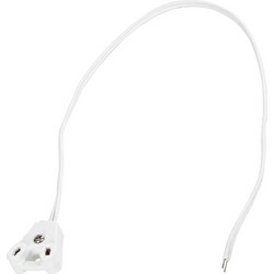 LAMPHOLDER 78953 Ντουί T8 G13 με 30εκ Καλώδιο IP20 - Μ30 x Π1 x Υ2.2
