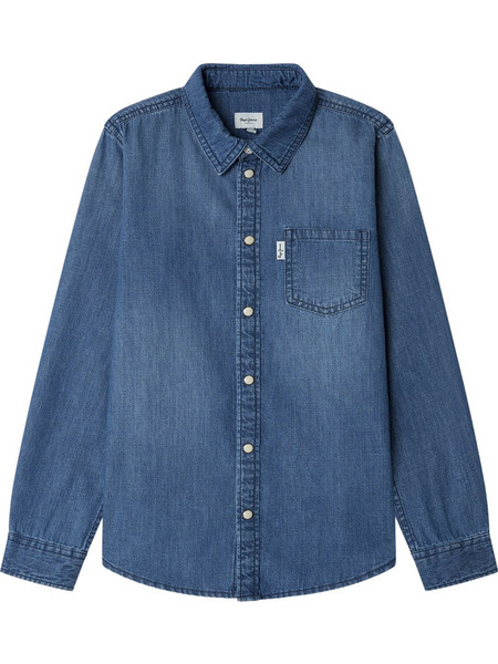 PEPE JEANS 'PORTEZ' ΠΑΙΔΙΚΟ DENIM ΠΟΥΚΑΜΙΣΟ ΑΓΟΡΙ PB30000014A5-000 (000/DENIM)