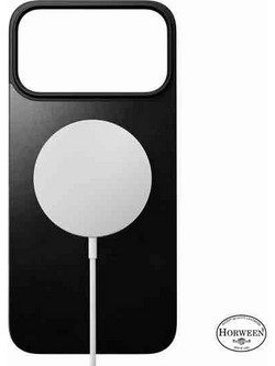NOMAD θήκη Μαγνητική Horween SLIM 2.2mm ΔΕΡΜΑΤΙΝΗ MagSafe για Apple iPhone 17 Pro MAX 6.9 2025 - ΜΑΥΡΟ - NM014391858