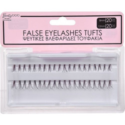 Βλεφαρίδες Τουφάκια 8mm &amp 12mm - 40 τμχ