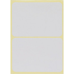 Αυτοκόλλητες Ετικέτες Λευκές 7.5x5cm - 20 τμχ