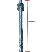 Βύσμα μεταλλικό express 10x120mm FM-1800 (για μπετό)