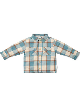 Πουκάμισο μακρυμάνικο Stone Blue Check
