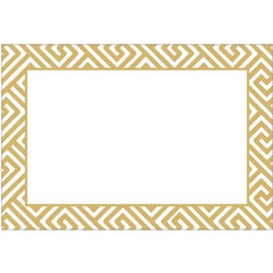 Place Cards Gold Fretwork Foil Caspari (8 Tεμάχια)