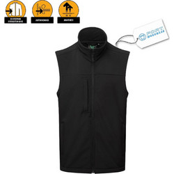 Fort Breckland Bodywarmer Softshell Ανδρικό Μπουφάν Μαύρο 282-BLK