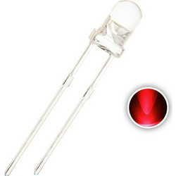 LED 3mm Red Clear