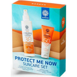 Garden Protect Me Now Suncare Αντηλιακό Προσώπου & Σώματος SPF30 150ml & Αντηλιακή Προσώπου SPF50 50ml