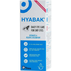 Thea Pharma Hyabak Daily Eye Care for Dry Eyes 10ml