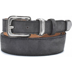 Guy Laroche Vintage Suede Ανδρική Ζώνη Γκρι