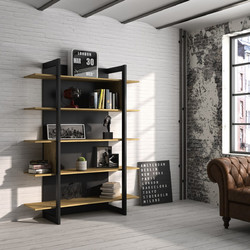Russel Βιβλιοθήκη 136x44x180cm 0161.GM14