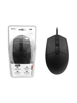 K210 Ενσύρματο Ποντίκι Black