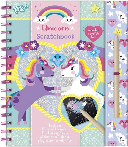 Totum Unicorn - Scratch Book (110739)