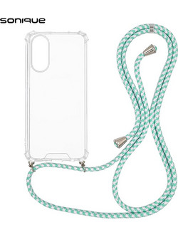 Sonique Armor Clear Θήκη Σιλικόνης με Κορδόνι Rainbow Veraman (Oppo A78 5G)