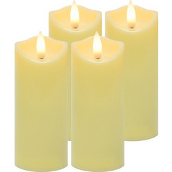 Ruhhy Candle Led 12,5x5cm 4pcs. 26485 - (18609-0)