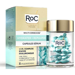 Roc Multi Correxion Hydrate Plump Capsules Ενυδατικό Serum Προσώπου με Υαλουρονικό 10.5ml