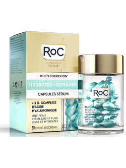 Roc Multi Correxion Hydrate Plump Capsules Ενυδατικό Serum Προσώπου με Υαλουρονικό 10.5ml
