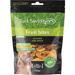 Pet Interest Tail Swingers Fruit Bites with Chicken & Apple 100gr