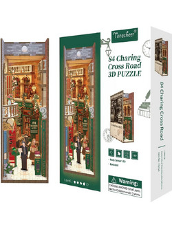 Tonecheer 84 Charing Cross Road 3D Book Nook DIY 178 Κομμάτια 24.5cm TQ114