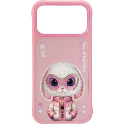 Θήκη Nimmy Cool+ampcute 2.0 Rabbit Για iPhone 17 Pro Max Ροζ