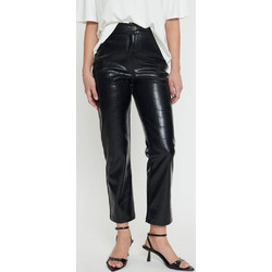 Mix & Match KENDRA CROCO PANTS - BLACK