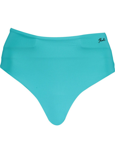 Karl Lagerfeld Ψηλόμεσο Bikini Slip Τιρκουάζ KL22WBT28