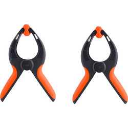 Σφιγκτήρας Πλαστικός 75mm 2 Τεμάχια Kmt Tools 9368154