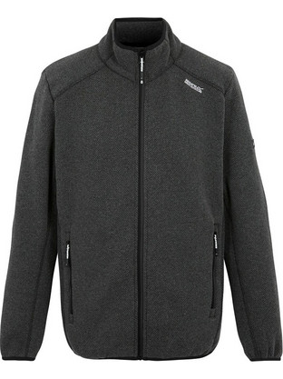 Regatta Torrens Ανδρική Ζακέτα Fleece με Φερμουάρ Μαύρη RMA655-800