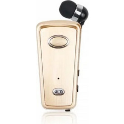 AKZ-Q2 Ακουστικό Bluetooth In Ear Πέτου Gold
