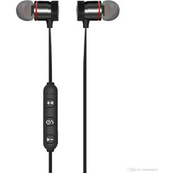 Sport Magnetic XT-6 Ακουστικά Bluetooth In Ear Ανθεκτικά στο Νερό Black