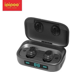 Ipipoo TP-10 Ακουστικά Bluetooth In Ear Ανθεκτικά στο Νερό Black