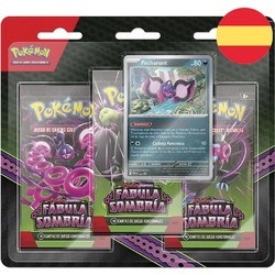Spanish Pokemon Scarlet and Purple Shrouded Fable blister set of collectible cards