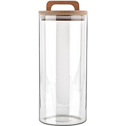 Δοχείο αποθήκευσης Estia Allure γυάλινο 1300ml 10x10x22 cm
