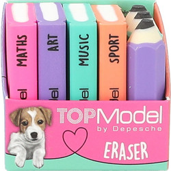 Topmodel - TOPModel Eraser Set - Mini School Books & Pencils (0412443)
