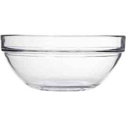 Uniglass Μπώλ Γυάλινο Stackable Φ12.1xΥ5.6cm 44819 6τμχ
