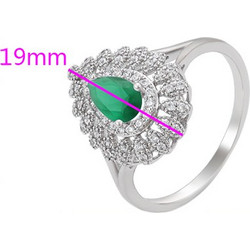 Ring Emerald Crown