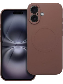 iS TPU SILICONE MAG IPHONE 17 brown backcover