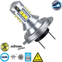 Globostar H7 XBD Extreme Series LED 12V 15W 1τμχ