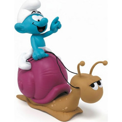 THE SMURFS - Smurf snake back - Money Box PVC 19cm