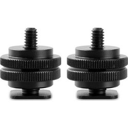 SmallRig 1631 Cold Shoe Adapter with 3/8" to 1/4" Thread (2-Pack)