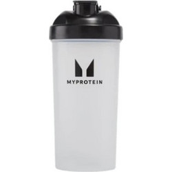 Myprotein Plastic Clear / Black Shaker Πλαστικό Σέικερ Ανάμειξης Ροφημάτων Διάφανο / Μαύρο, 600ml, 1τεμ
