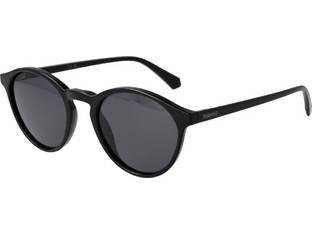 Polaroid Eyewear PLD4153S 807/M9 Γυαλιά Ηλίου Στρογγυλά Κοκάλινα Μαύρα με Μαύρο Polarized Φακό