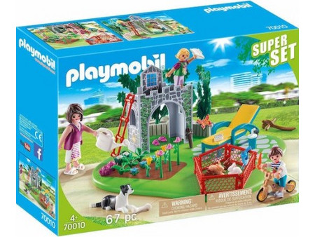 Playmobil Super Set Family Garden για 4+ Ετών 70010