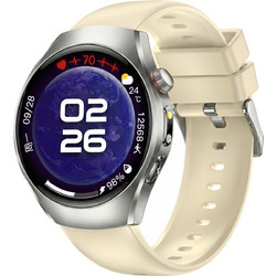 Smartwatch ET460 ECG - Ασημί κάσα / Ροζ λουρί σιλικόνης