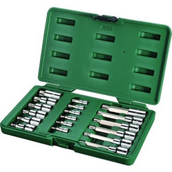 Σετ καρυδάκια μύτες torx 1/4" & 1/2" 18τεμ
