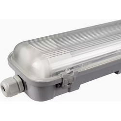 Φωτιστικό σκαφάκι 120cm με 2 λάμπες Led 18W 6500Κ (9BR218LEDCW)