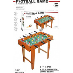 Ποδοσφαιράκι Ξύλινο Ψηλό 70x36x64Cm (Football Game) (JS084206)